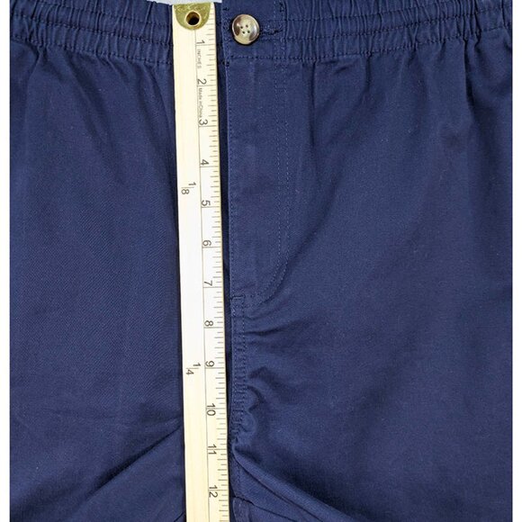 NEW Crown & Ivy Dad Shorts Mens XL Navy Cotton Resort Chino Driving Motion Flex - Picture 8 of 11